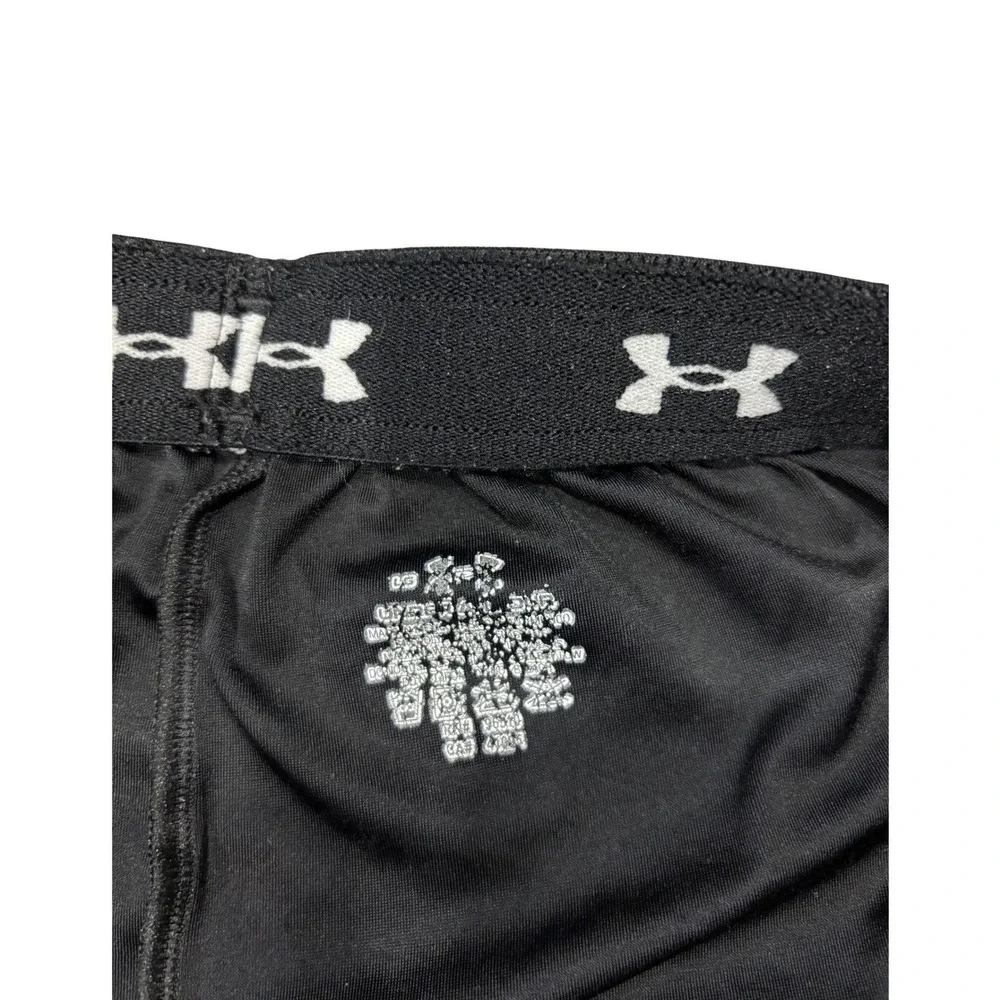 Under Armour‎ Mens Black Athletic Running Shorts HeatGear Training Gym Size L